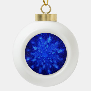 Schneeball Keramik Kugel-Ornament