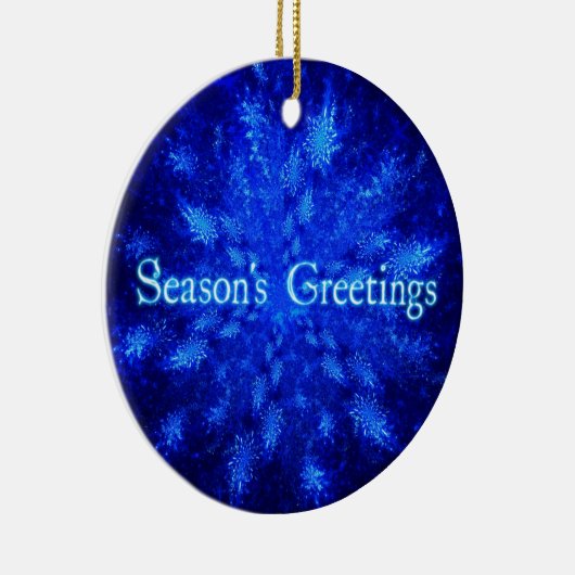 Schneeball Keramik Ornament (Rechts)