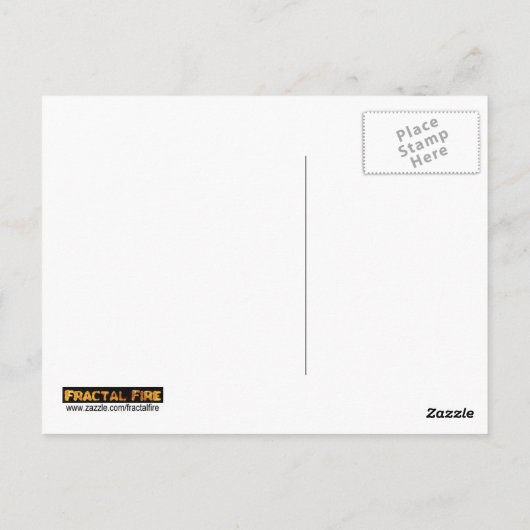 Schneeball Postkarte (Rückseite)