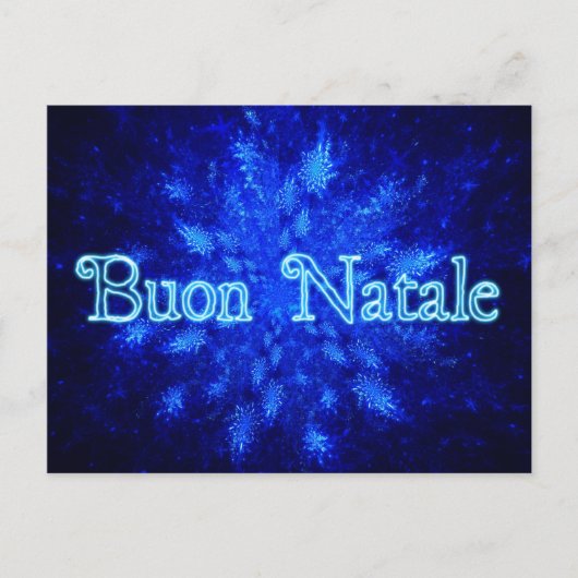 Schneeball Postkarte (Vorderseite)