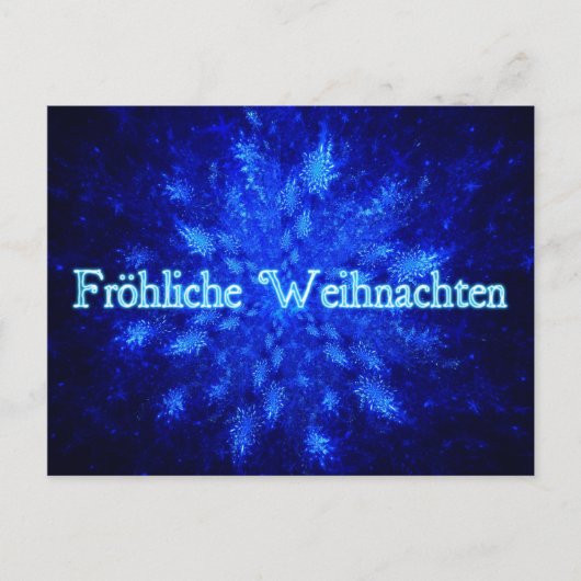 Schneeball Postkarte (Vorderseite)