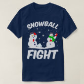 Schneeball Saison Schneebälle Wintersaison Schneeb T-Shirt (Design vorne)