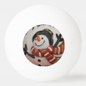 Schneeball Tischtennisball (Rückseite)
