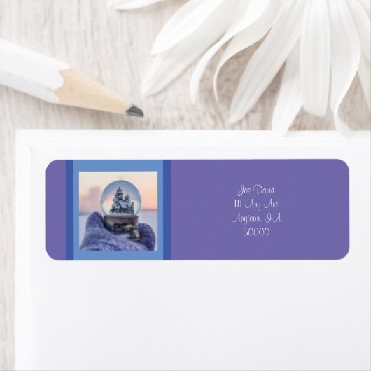 Schneeball Weihnachtsbaum Winterschnee (Insitu)