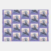 Schneeball Weihnachtsbaum Winterschnee Geschenkpapier Set (Vorderseite 2)