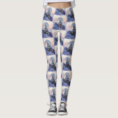 Schneeball Weihnachtsbaum Winterschnee Leggings (Vorderseite)