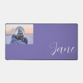 Schneeball Weihnachtsbaum Winterschnee Schreibtischunterlage (Vorderseite)