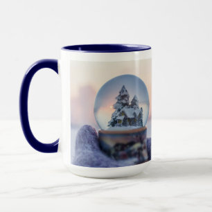 Schneeball Weihnachtsbaum Winterschnee Tasse