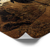 Schneeballanlagen und Zwillingskrane (Ming-Dynasti Poster (Ecke)