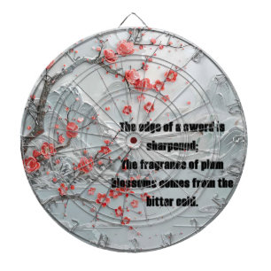 Schneeballblütenmalerei Dartscheibe