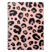 Schneeballböden schwarz-grau beige nahtloser Hinte Notizblock (Vorderseite)