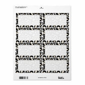 Schneeballdrucketiketten (Vorne)