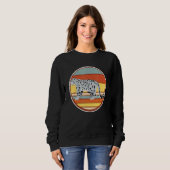 SchneeballdruckRetro-Vintager Stil Sweatshirt (Vorne ganz)