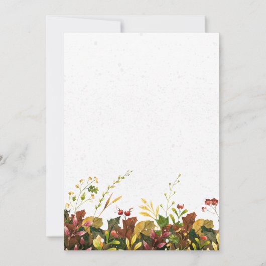 Schneeballdusche Einladung (Rückseite)