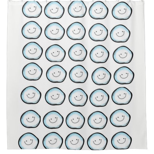 Schneebälle mit Duschvorhang (Vorderseite)