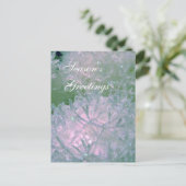 Schneebälle Postkarte (Stehend Vorderseite)