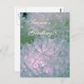 Schneebälle Postkarte (Vorne/Hinten)