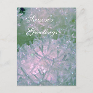 Schneebälle Postkarte