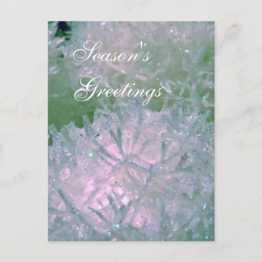 Schneebälle Postkarte (Vorderseite)