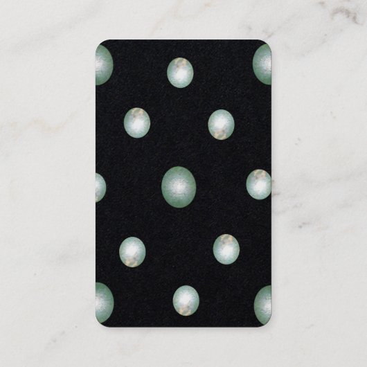 Schneebälle Visitenkarte (Rückseite)