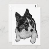 Schneeballebene Postkarte (Vorne/Hinten)