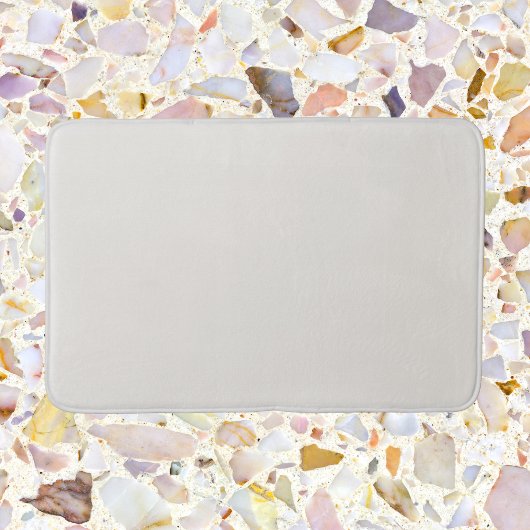 Schneeballfarbe Badematte