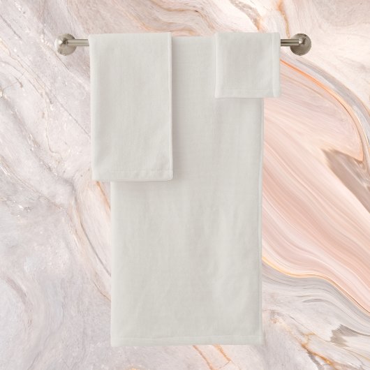 Schneeballfarbe Badhandtuch Set