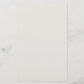 Schneeballfarbe Briefpapier (Rückseite)