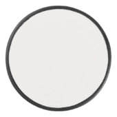 Schneeballfarbe Eishockey Puck (Vorderseite)