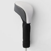 Schneeballfarbe Golf Headcover (angewinkelt)