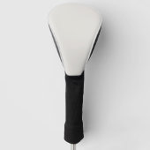Schneeballfarbe Golf Headcover (Vorderseite)