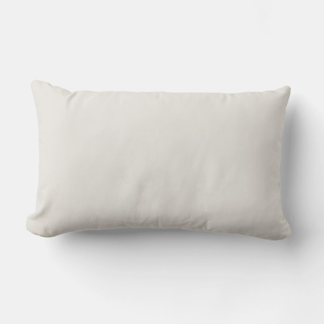 Schneeballfarbe Lendenkissen (Vorderseite)