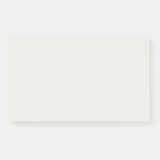 Schneeballfarbe Post-it Klebezettel (Vorderseite)