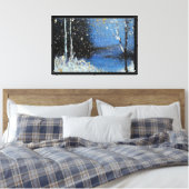 Schneeballgepanzerte Leinwand (Insitu (Schlafzimmer))