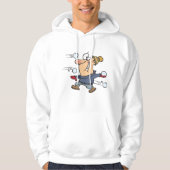 Schneeballkampf Hoodie (Vorderseite)
