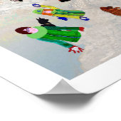Schneeballkampf LeeMarie's Creative Design Poster (Ecke)