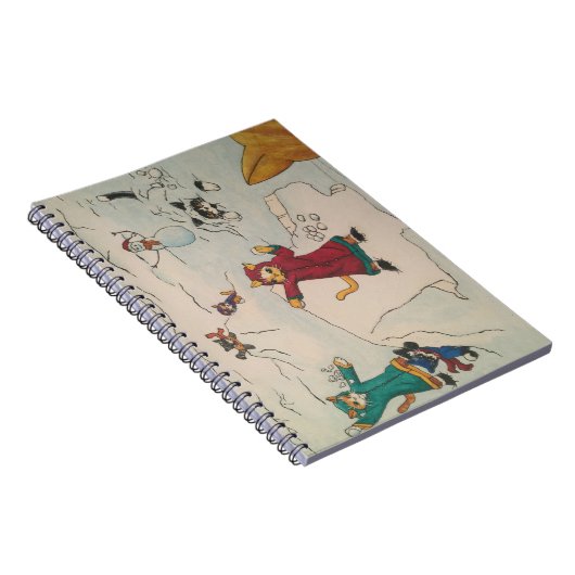 Schneeballkampf Notizblock (Rechte Seite)