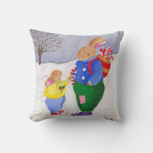 Schneeballkissen Kissen