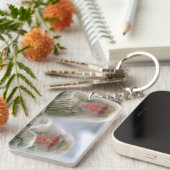 Schneeballkuchen, japanischer Macaque, Schlüsselanhänger (Vorderseite rechts)