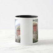 Schneeballkuchen, japanischer Macaque, Tasse (Zentrum)