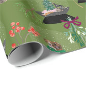 Schneeballmoos Geschenkpapier (Rolleneckpunkt)