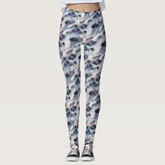 Schneeballmuster für Tiere Leggings (Vorderseite)