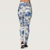 Schneeballmuster für Tiere Leggings (Rückseite)