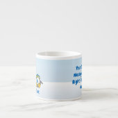 Schneeballpinguine Espressotasse (Vorderseite)