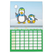 Schneeballpinguine Kalender (Mär 2026)
