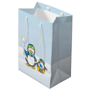 Schneeballpinguine Mittlere Geschenktüte