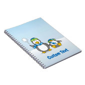 Schneeballpinguine Notizblock (Rechte Seite)