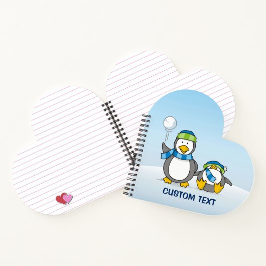 Schneeballpinguine Notizblock (Innenseite)