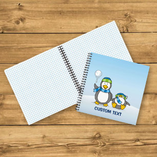 Schneeballpinguine Notizbuch