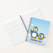 Schneeballpinguine Notizbuch (Innenseite)
